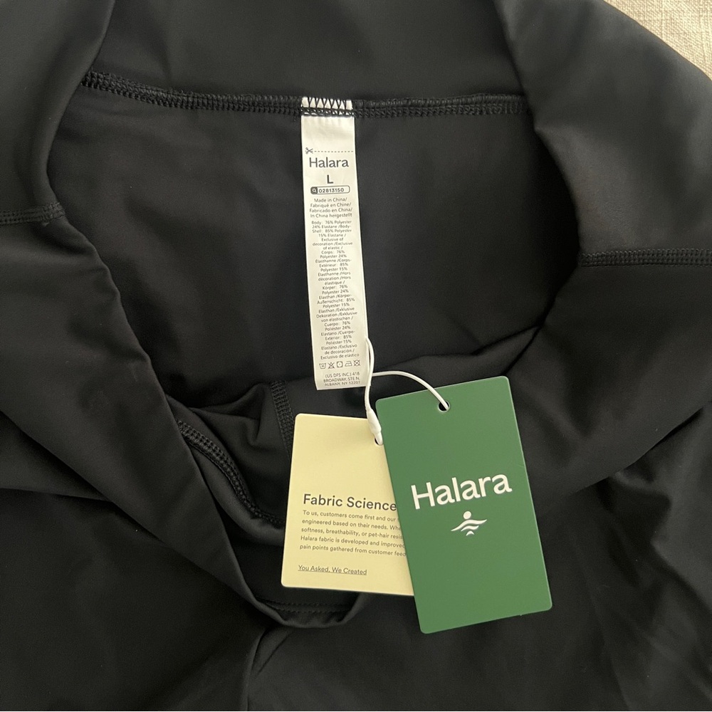 NWT Halara black shorts - Picture 4 of 4